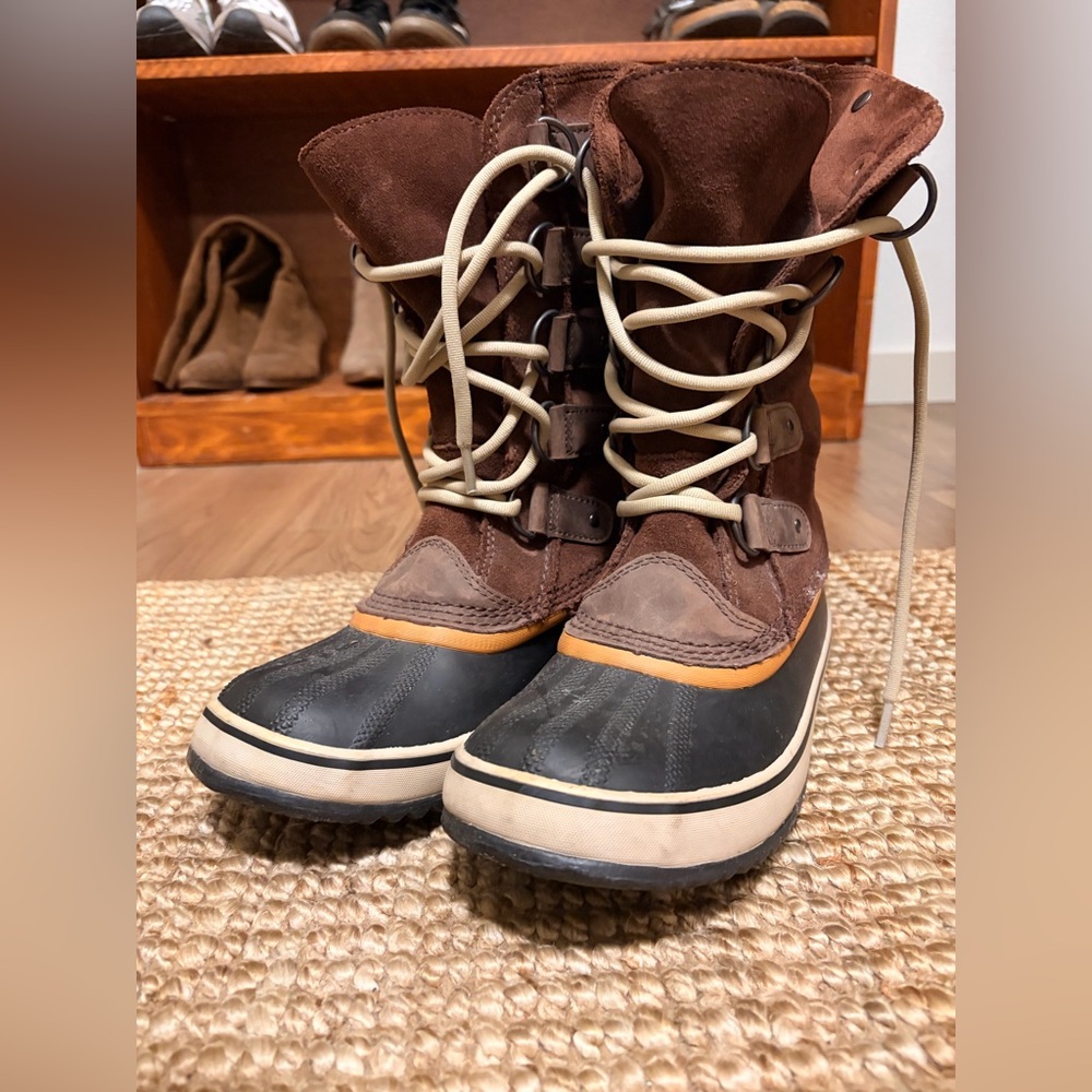Sorel Suede Snow Boots